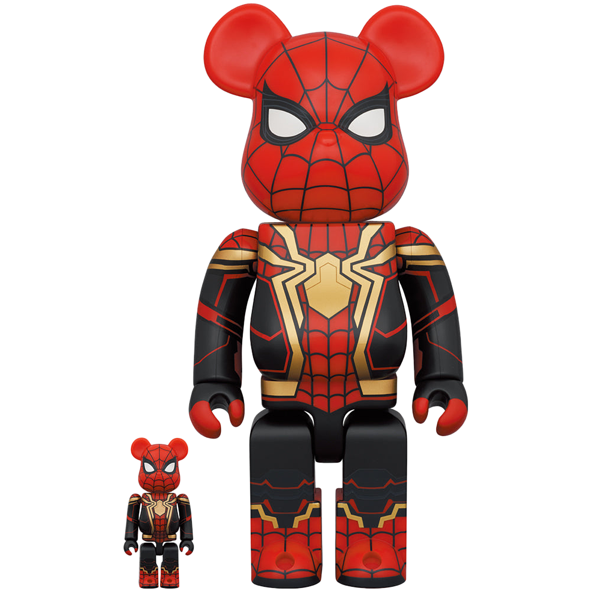BE@RBRICK SPIDER-MAN INTEGRATED SUIT 100％ & 400％