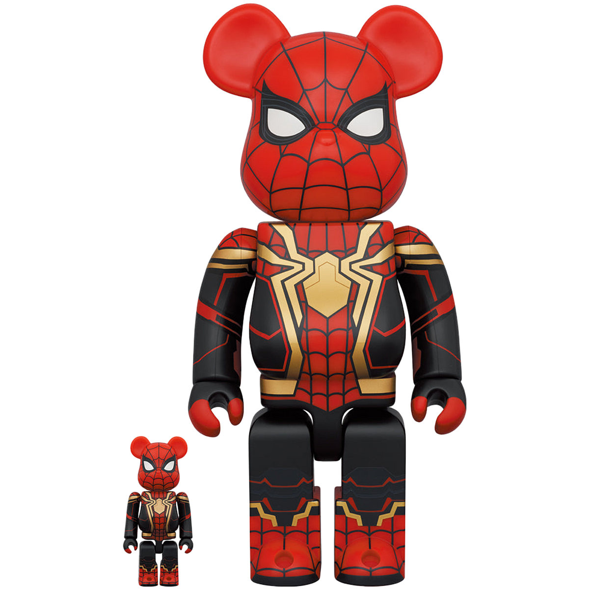 BE@RBRICK SPIDER-MAN INTEGRATED SUIT 100％ & 400％
