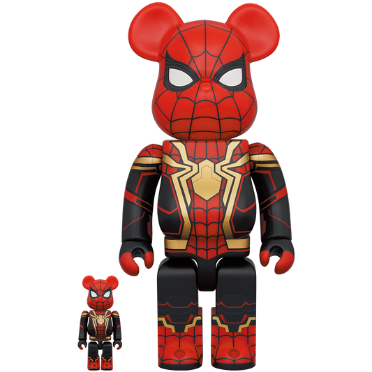 BE@RBRICK SPIDER-MAN INTEGRATED SUIT 100％ & 400％
