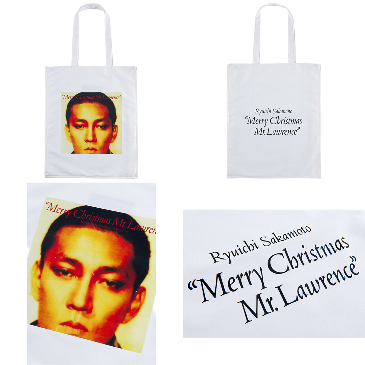 MLE Ryuichi Sakamoto 「Merry Christmas Mr.Lawrence」 TOTE BAG
