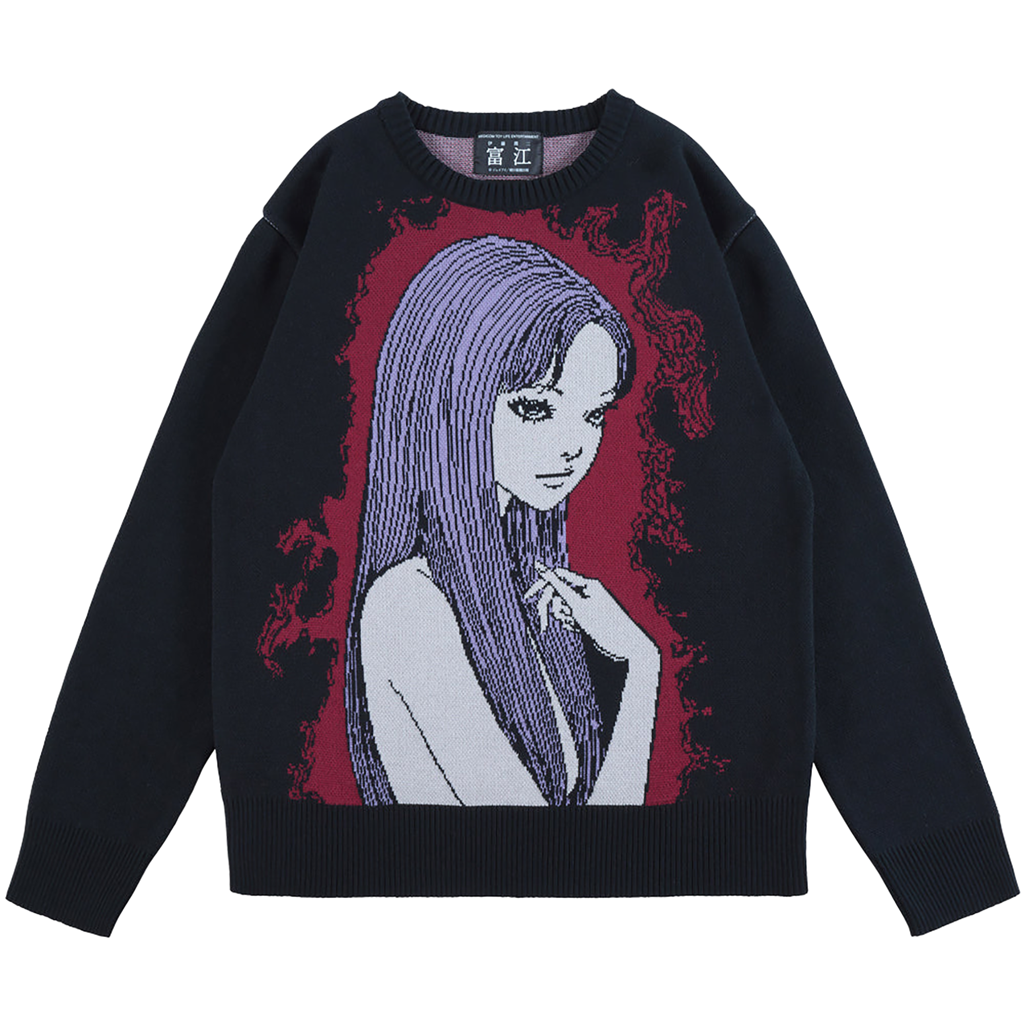 MLE KNIT GANG COUNCIL × Tomie CREW NECK SWEATER "Tomie A"《Planned to be shipped in late December 2025 / Order period is until October 26》
