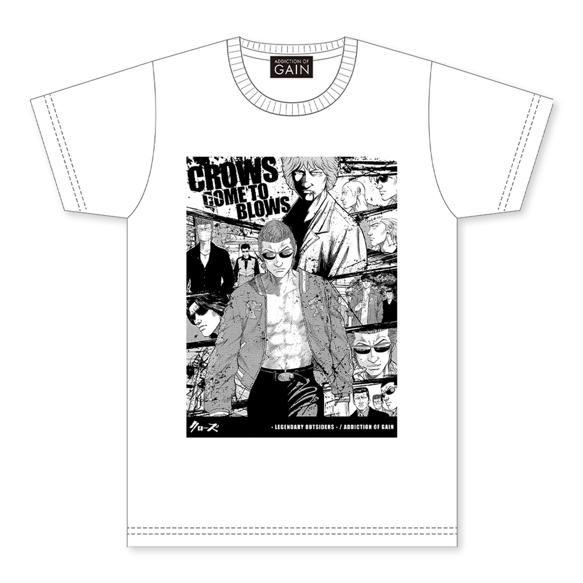 『CROWS - Legendary Outsiders - 』 坊屋 vs リンダマンver. Tシャツ_0