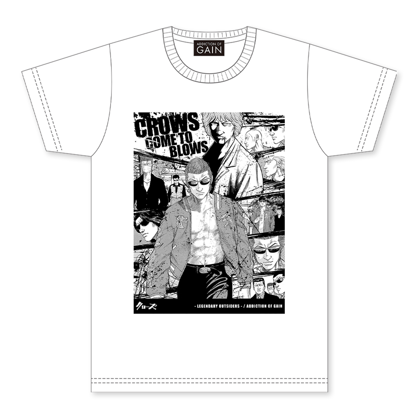 『CROWS - Legendary Outsiders - 』 坊屋 vs リンダマンver. Tシャツ_0
