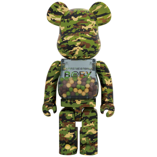 MY FIRST BE@RBRICK B@BY DIGITAL CAMO Ver. 1000%
