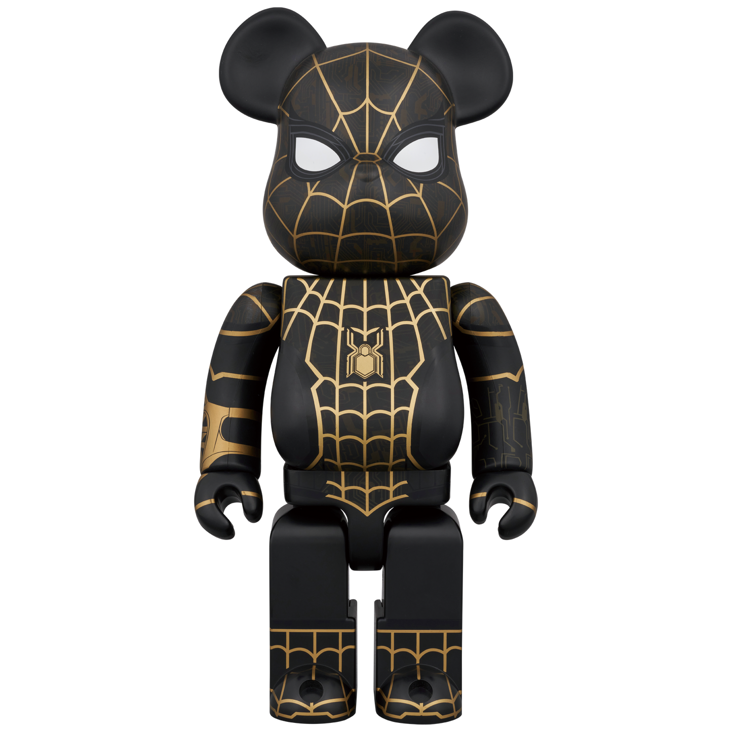 BE@RBRICK SPIDER-MAN BLACK & GOLD SUIT 100％ & 400％
