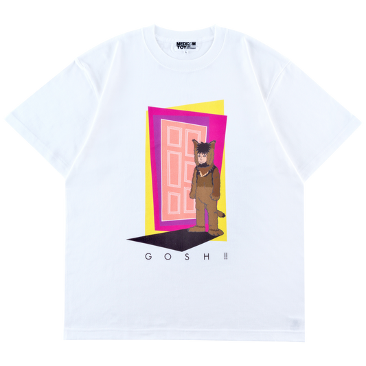MLE HASHIZUME YUYA × THE Oliver 狗，（GOSH！！）这款蓍草 MOVIE TEE “Door and Oliver”
