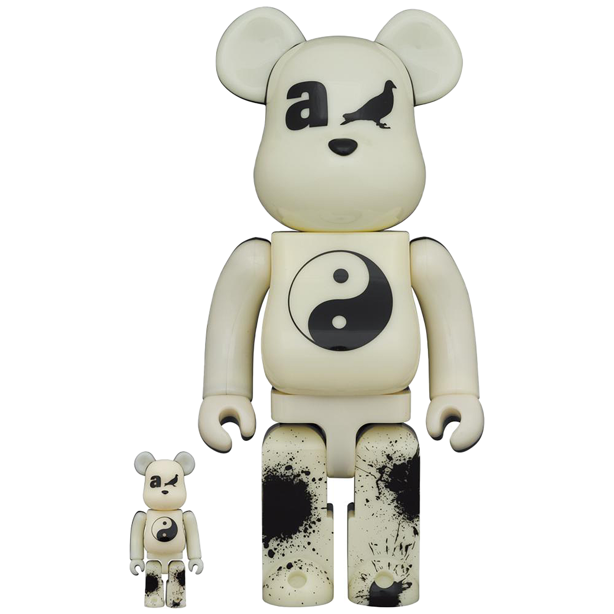 BE@RBRICK × atmos × STAPLE #4 100％ & 400％
