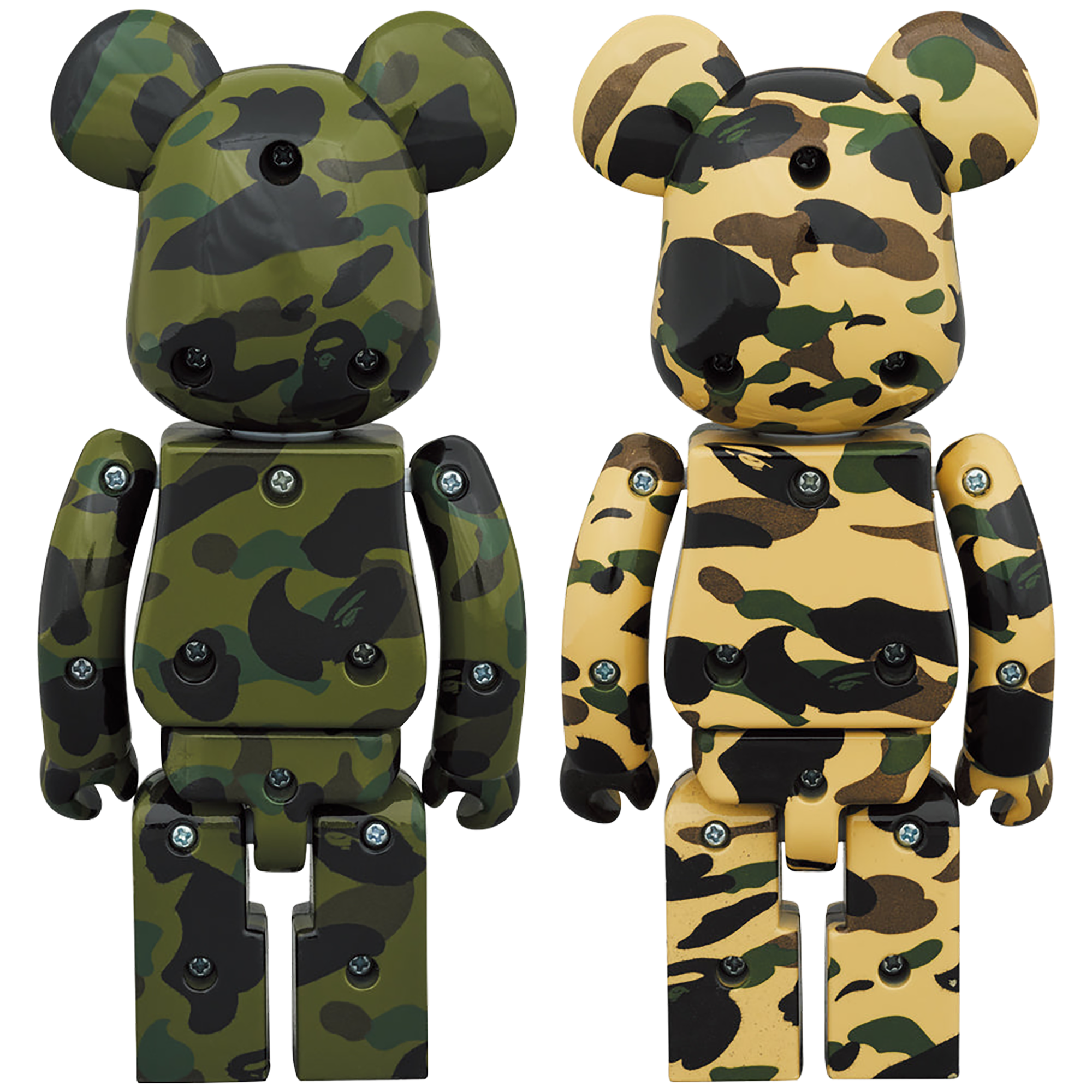 超级合金 BE@RBRICK 1ST 迷彩 绿色/黄色