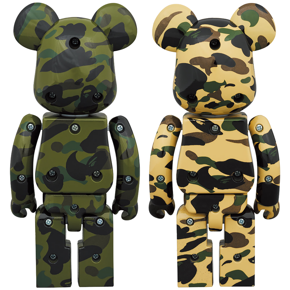 超级合金 BE@RBRICK 1ST 迷彩 绿色/黄色
