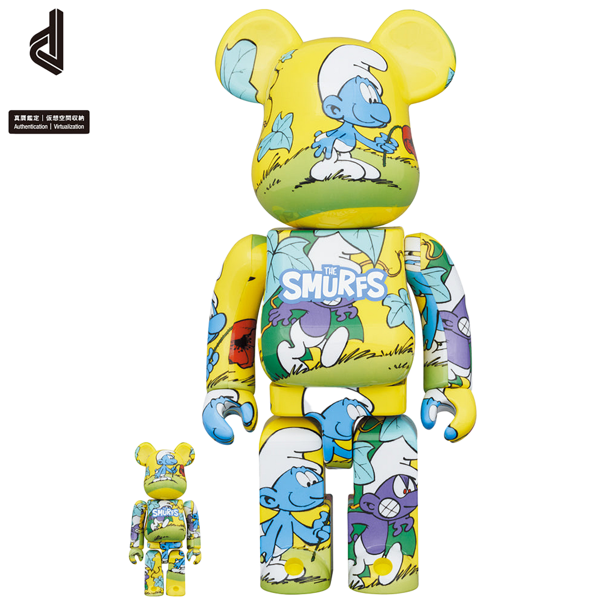 BE@RBRICK The Smurfs 「The Purple Smurfs」100％ & 400％