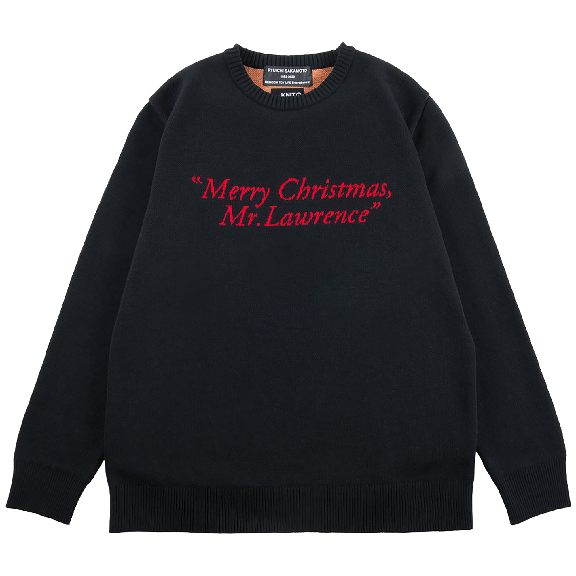 MLE Ryuichi Sakamoto 「Merry Christmas Mr.Lawrence」 Crew Neck Sweater《Planned to be shipped in late December 2025 / Order period is until September 27》

