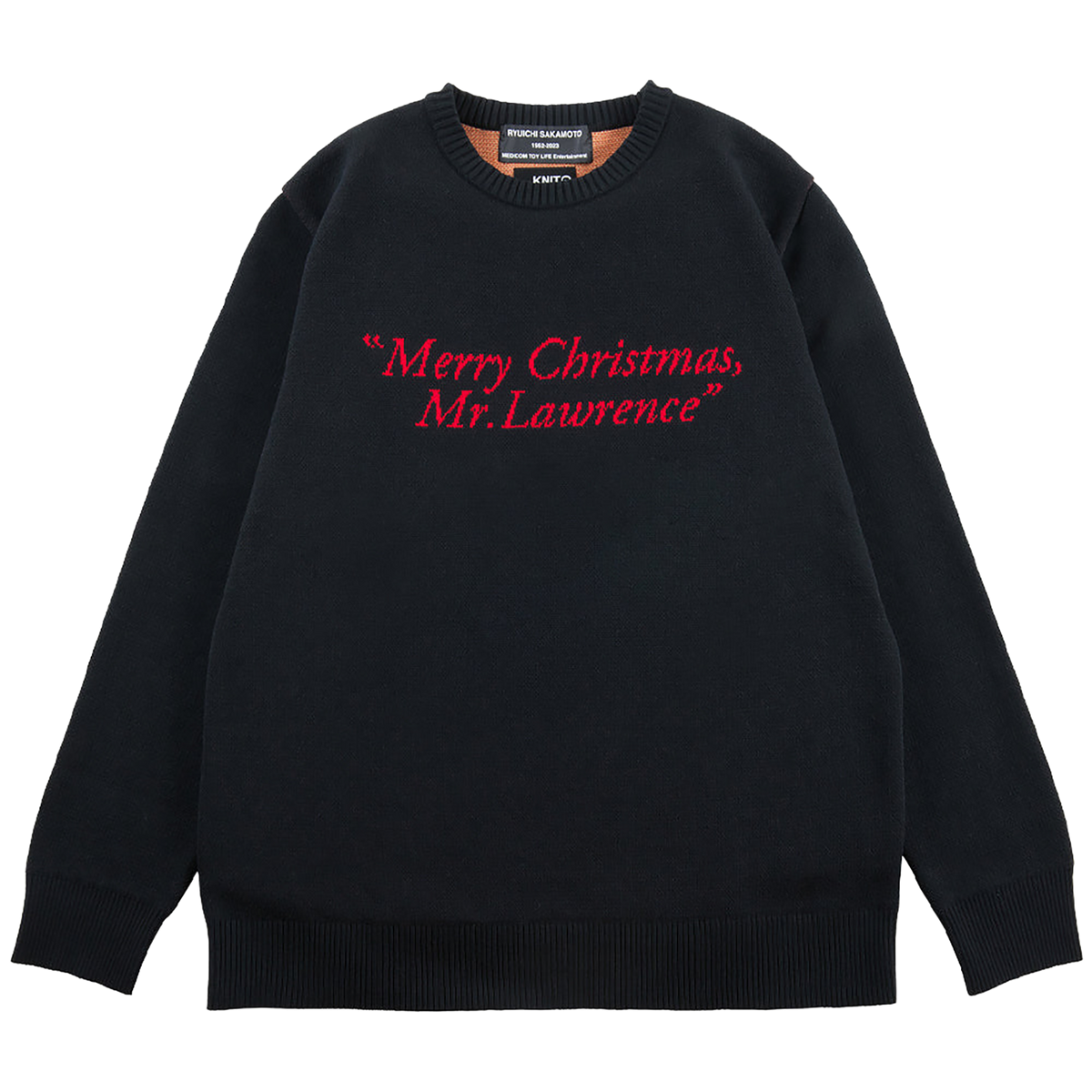 MLE Ryuichi Sakamoto 「Merry Christmas Mr.Lawrence」 Crew Neck Sweater《Planned to be shipped in late December 2025 / Order period is until September 27》
