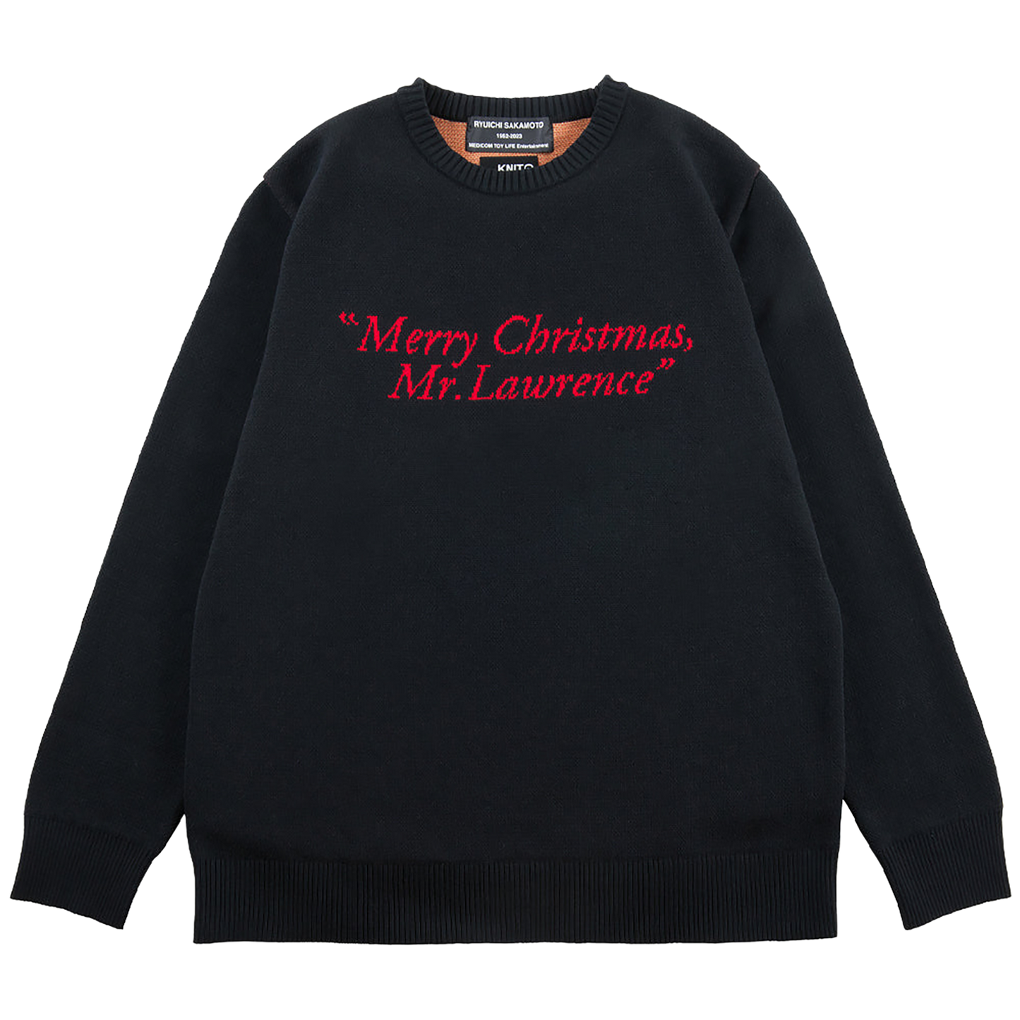 MLE Ryuichi Sakamoto 「Merry Christmas Mr.Lawrence」 Crew Neck Sweater《Planned to be shipped in late December 2025 / Order period is until September 27》
