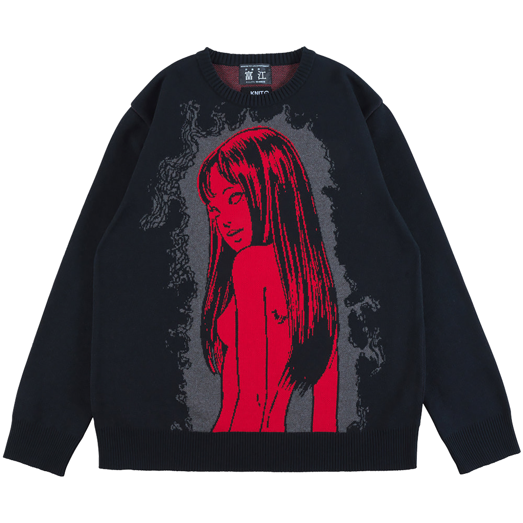 MLE KNIT GANG COUNCIL × Tomie CREW NECK SWEATER "Tomie B"《Planned to be shipped in late December 2025 / Order period is until October 26》