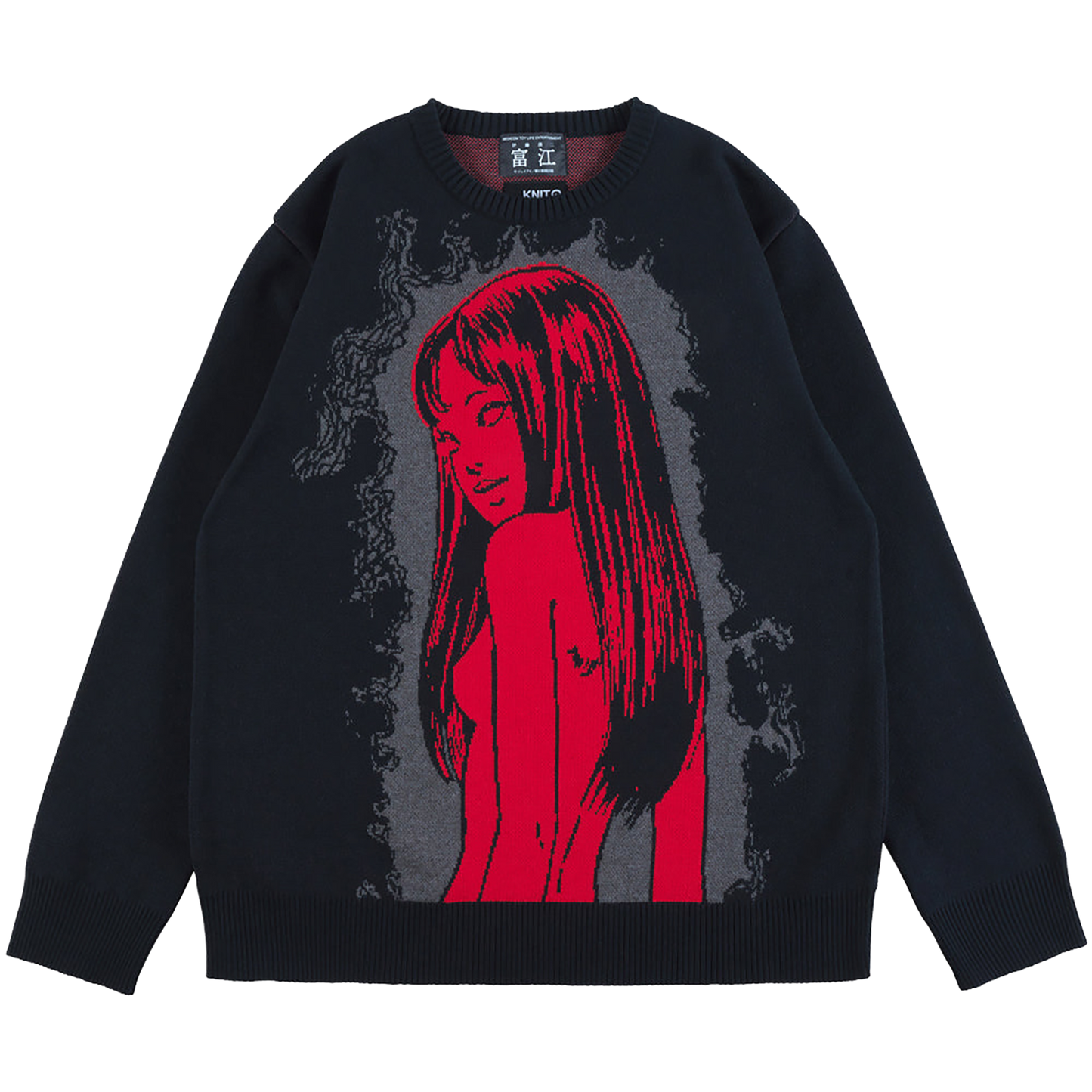 MLE KNIT GANG COUNCIL × Tomie CREW NECK SWEATER "Tomie B"《Planned to be shipped in late December 2025 / Order period is until October 26》