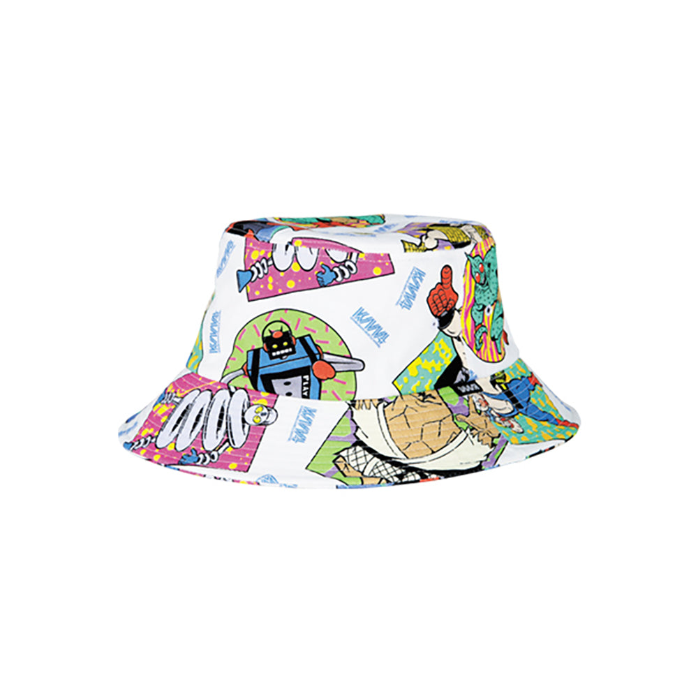 MLE KINNIKUMAN シリーズ KINNIKUMAN BUCKET HAT WHITE/BLACK_1