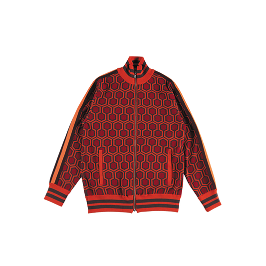KNIT GANG COUNCIL "THE SHINING" KNIT BLOUSON "CARPET"