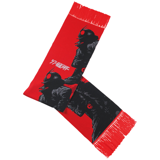 MLE "シン・仮面ライダー" KNIT GANG COUNCIL KNIT SCARF《2023年6月発売・発送予定 受注期間は4月10日まで》