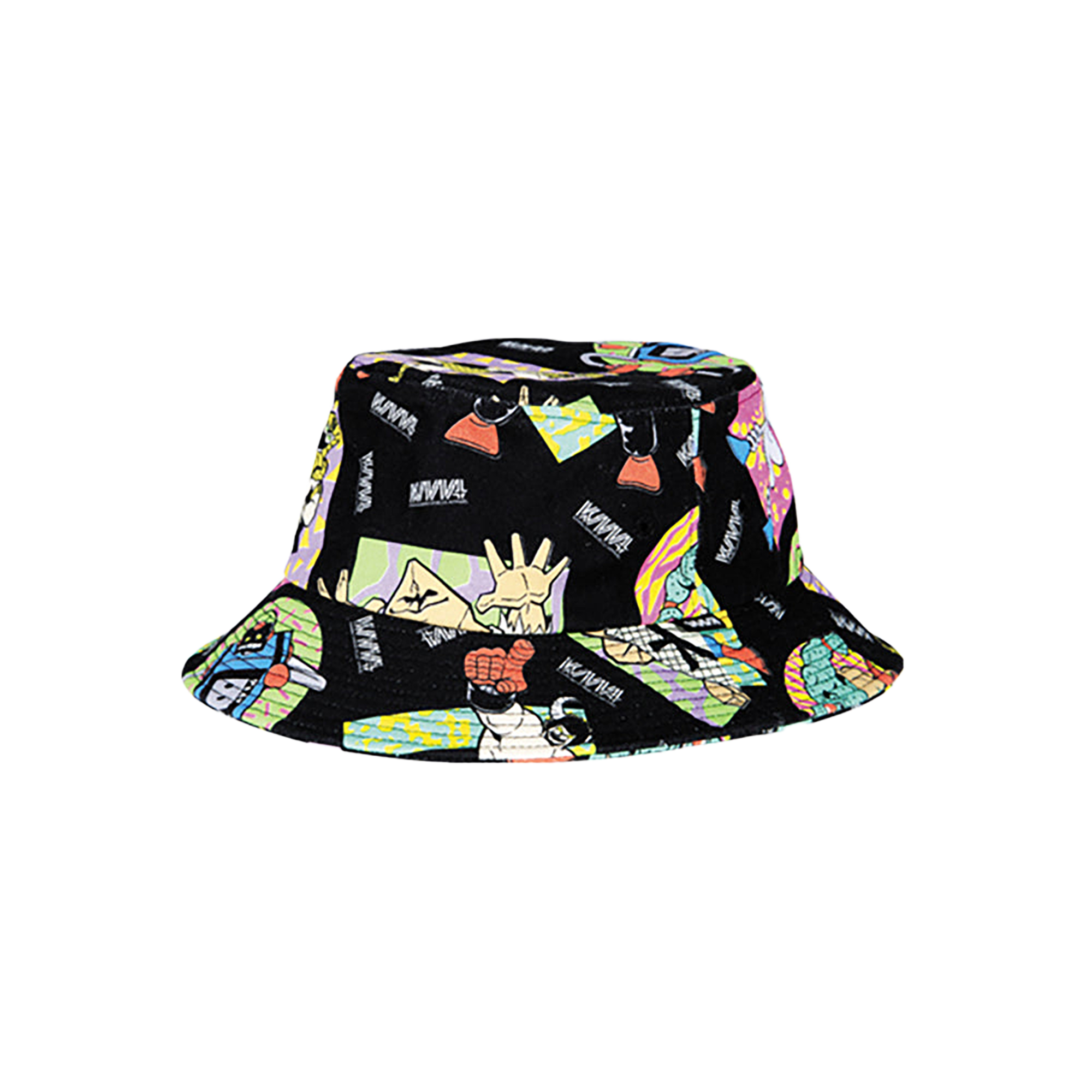 MLE KINNIKUMAN シリーズ KINNIKUMAN BUCKET HAT WHITE/BLACK