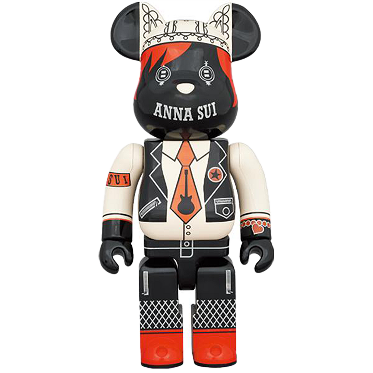 BE@RBRICK ANNA SUI RED & BEIGE 400%