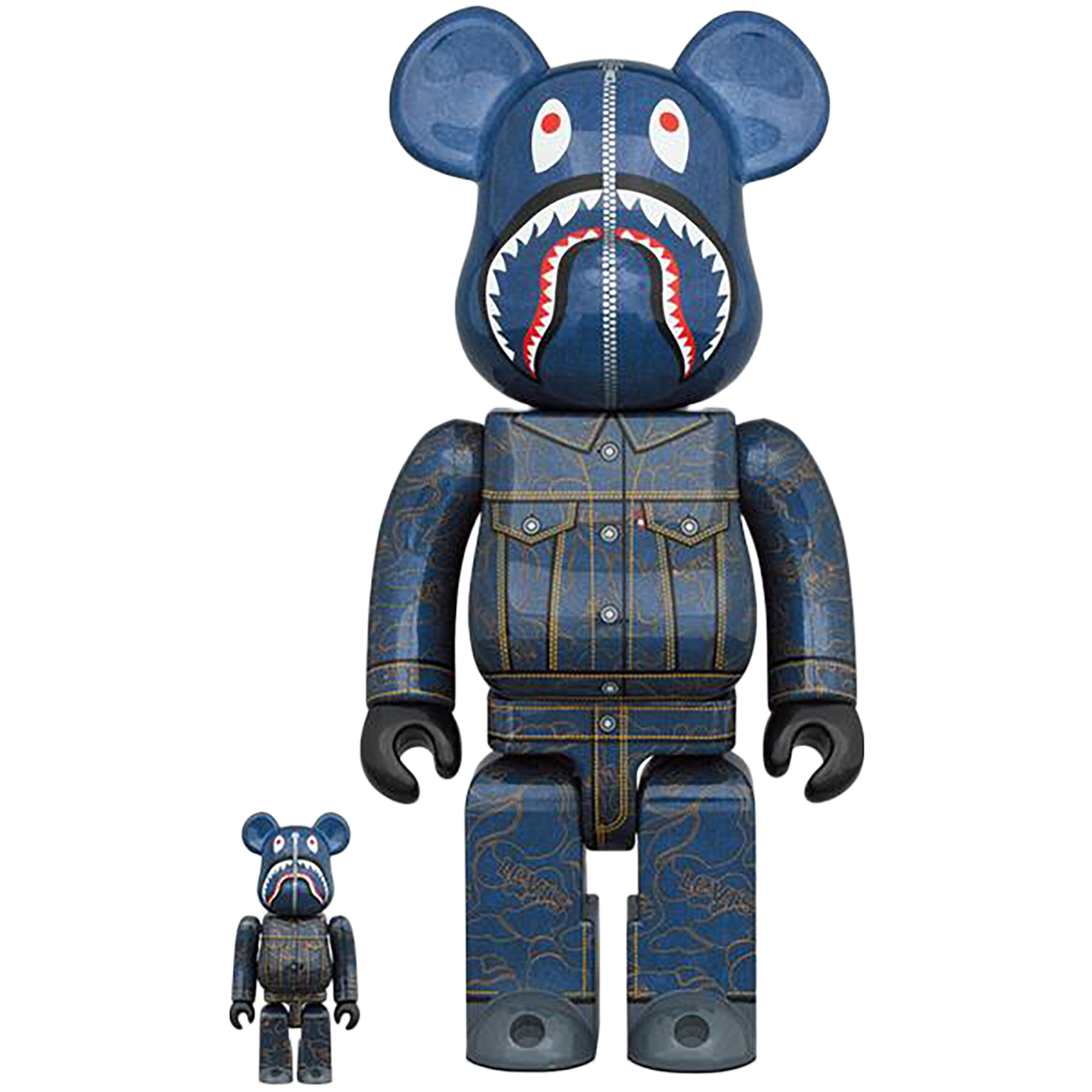BE@RBRICK BAPE(R) × 李维斯(R) 100% & 400%