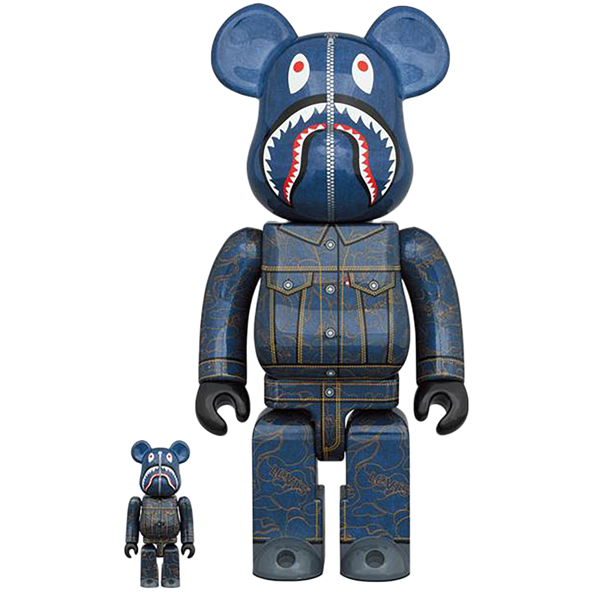 BE@RBRICK BAPE(R) × 李维斯(R) 100% & 400%