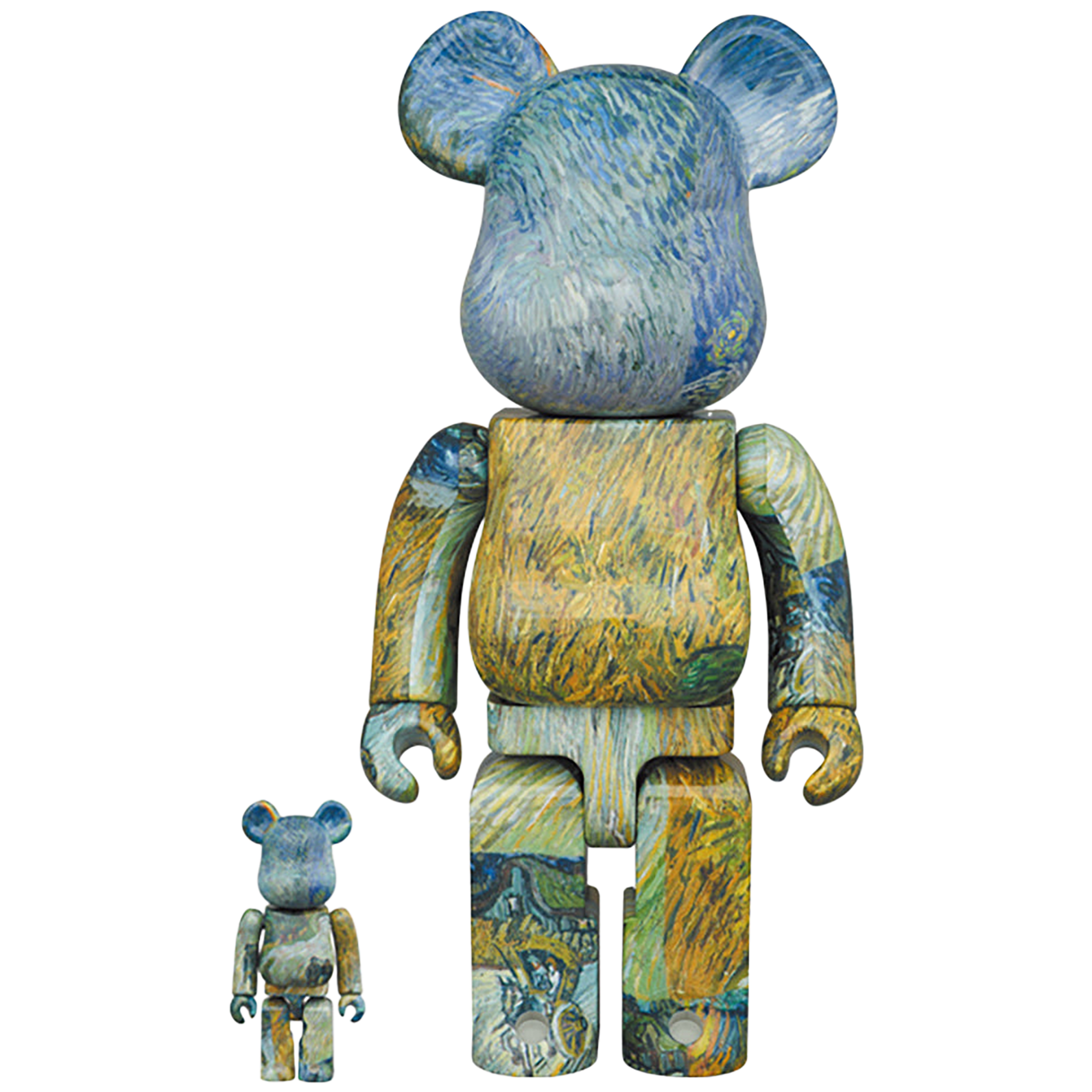 BE@RBRICK Van Gogh "Country Road in Provence by Night" 100％ & 400％