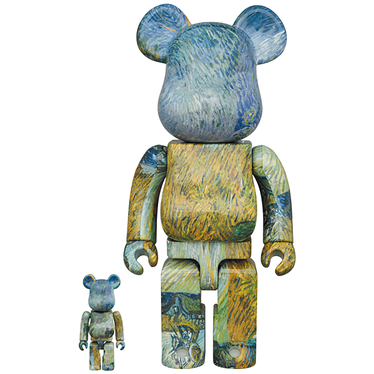 BE@RBRICK Van Gogh "Country Road in Provence by Night" 100％ & 400％