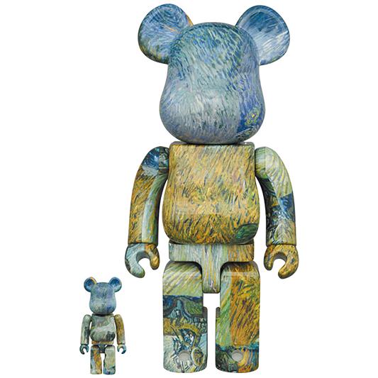 BE@RBRICK Van Gogh "Country Road in Provence by Night" 100％ & 400％