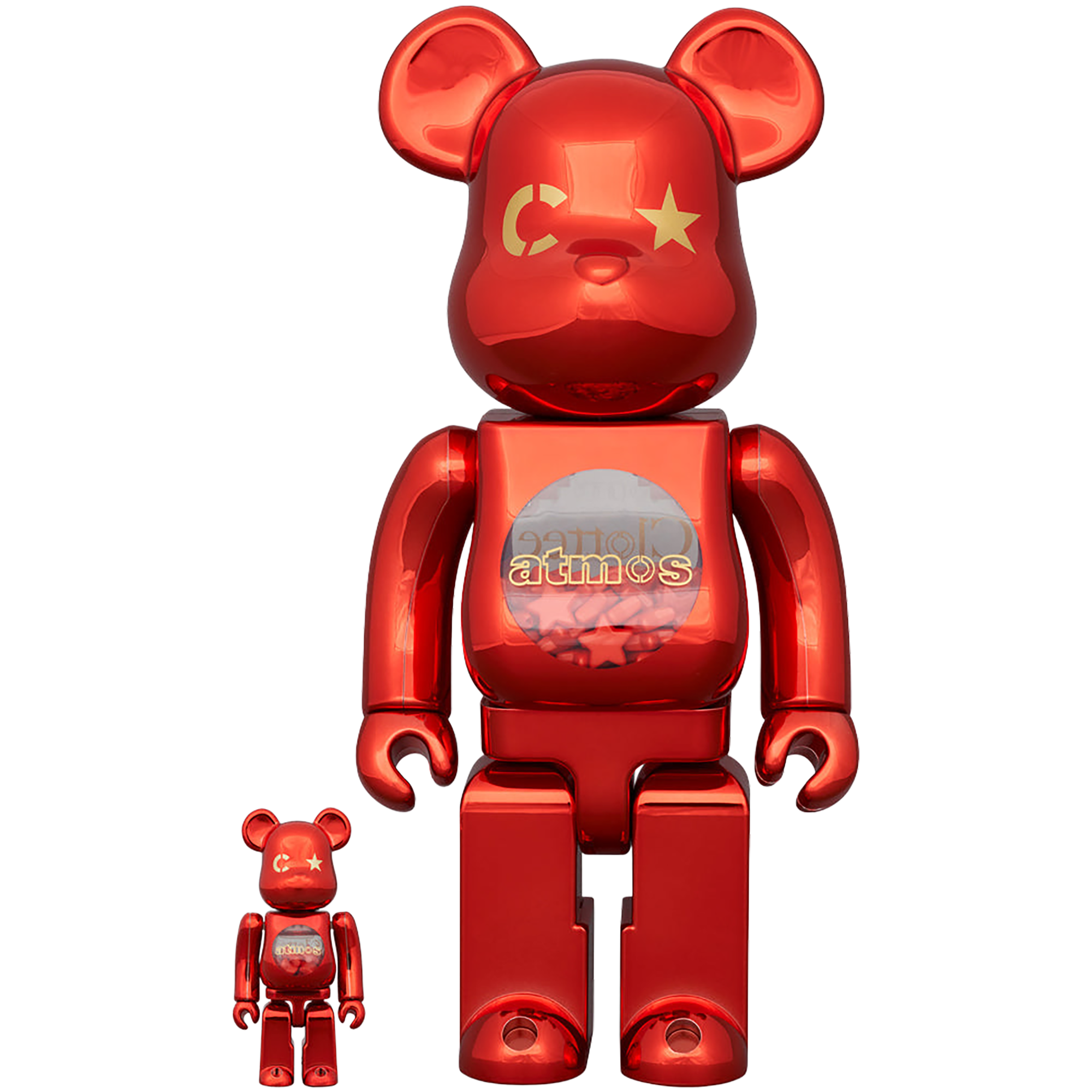 BE@RBRICK atmos × Clottee 100％ & 400％