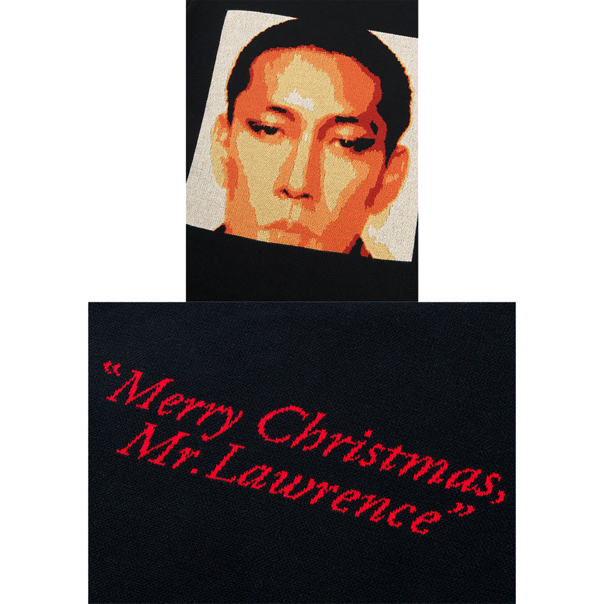 MLE Ryuichi Sakamoto 「Merry Christmas Mr.Lawrence」 Crew Neck Sweater《Planned to be shipped in late December 2025 / Order period is until September 27》
