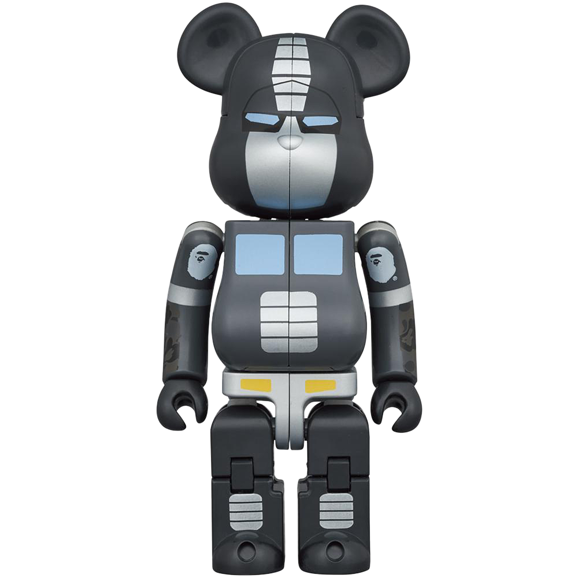 BE@RBRICK × TRANSFORMERS OPTIMUS PRIME BAPE (R) BLACK
