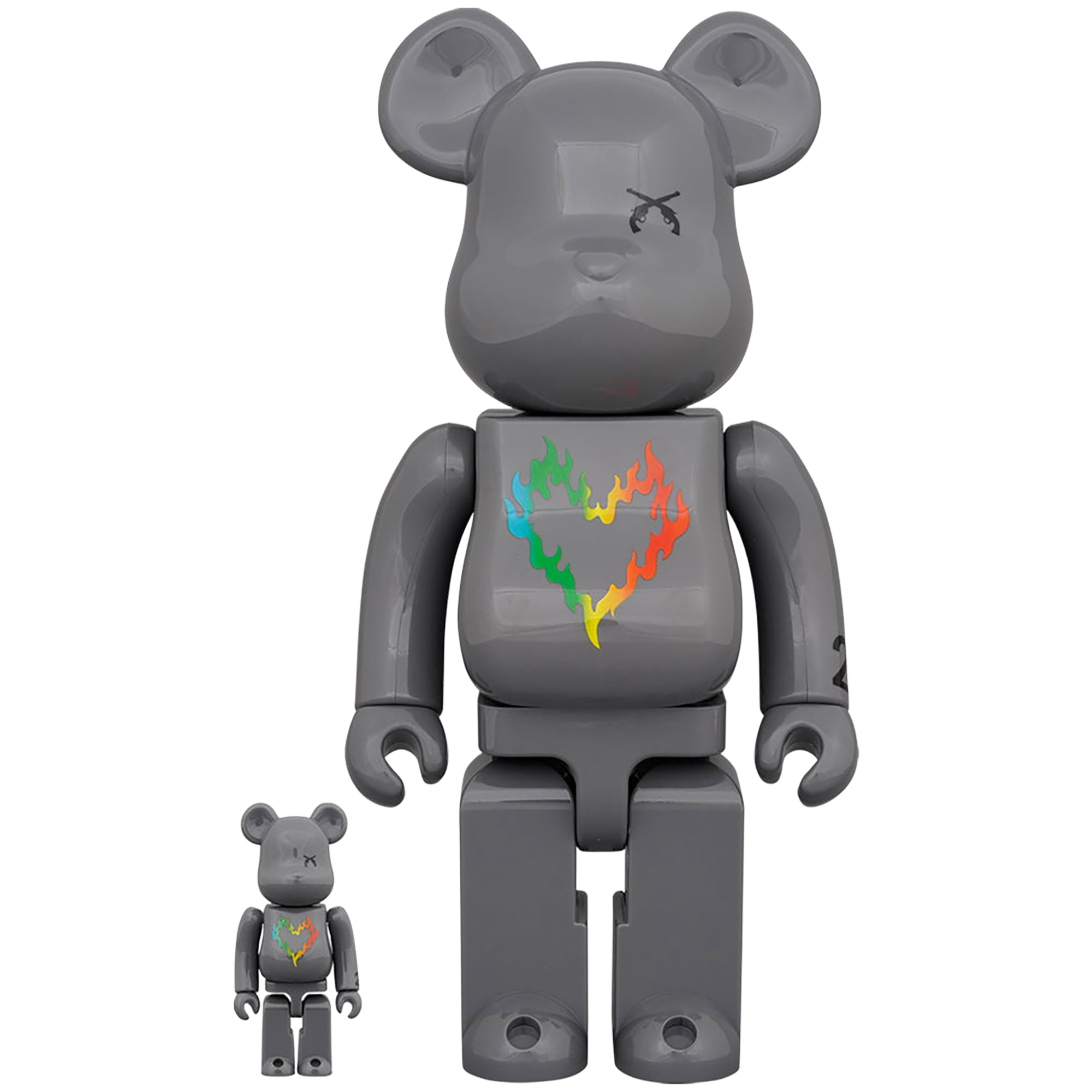 BE@RBRICK roarguns 20 周年纪念 100% 和 400%