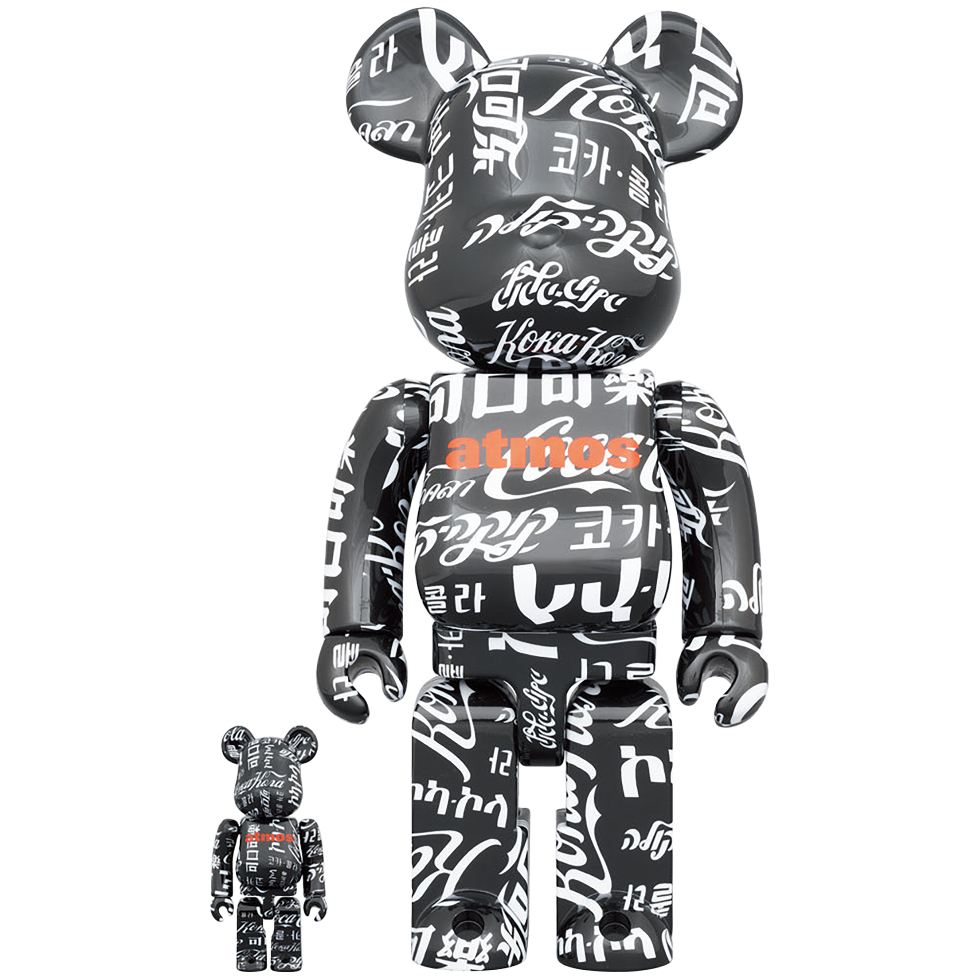 BE@RBRICK atmos × Coca-Cola TYPE-6 100％ & 400％