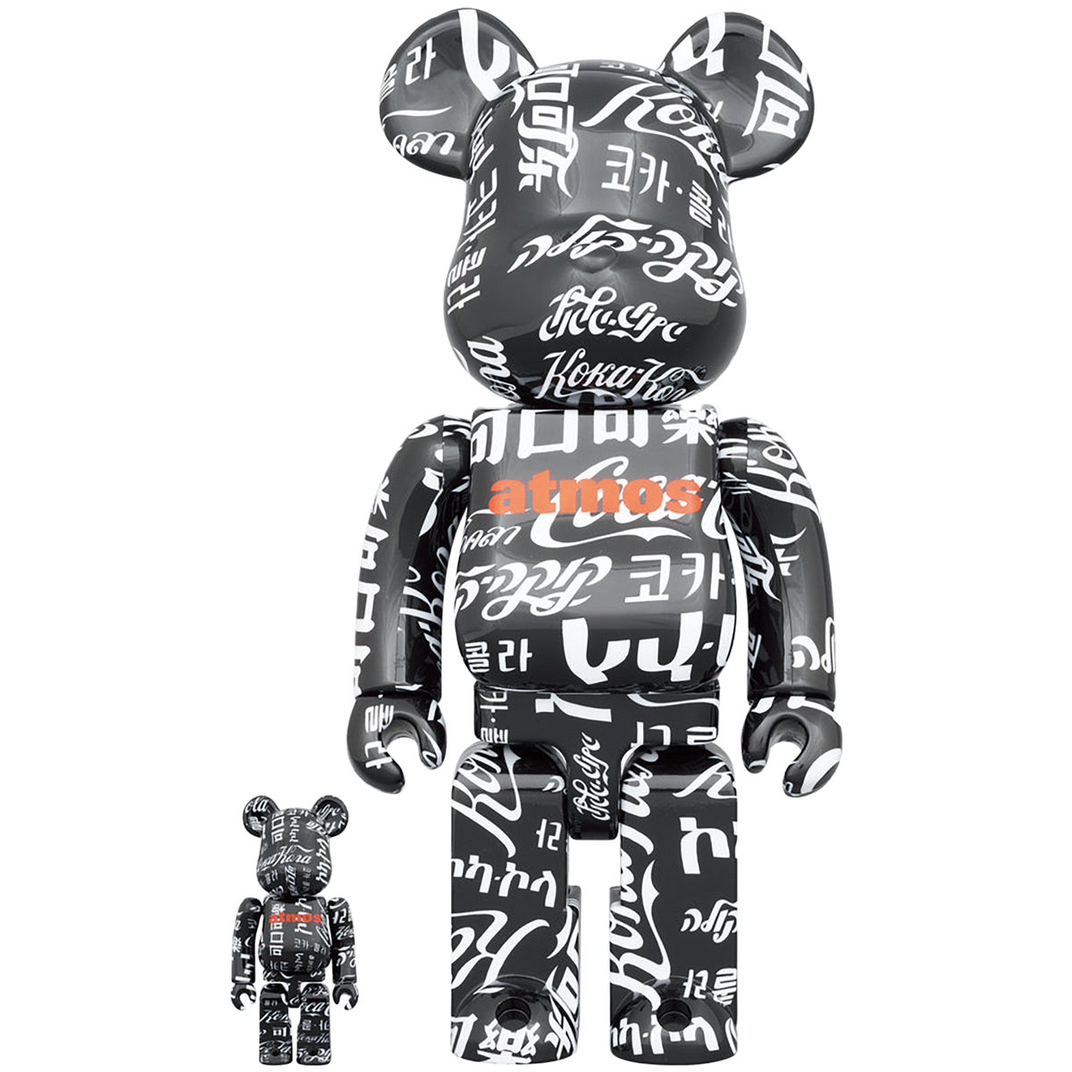 BE@RBRICK atmos × Coca-Cola TYPE-6 100％ & 400％