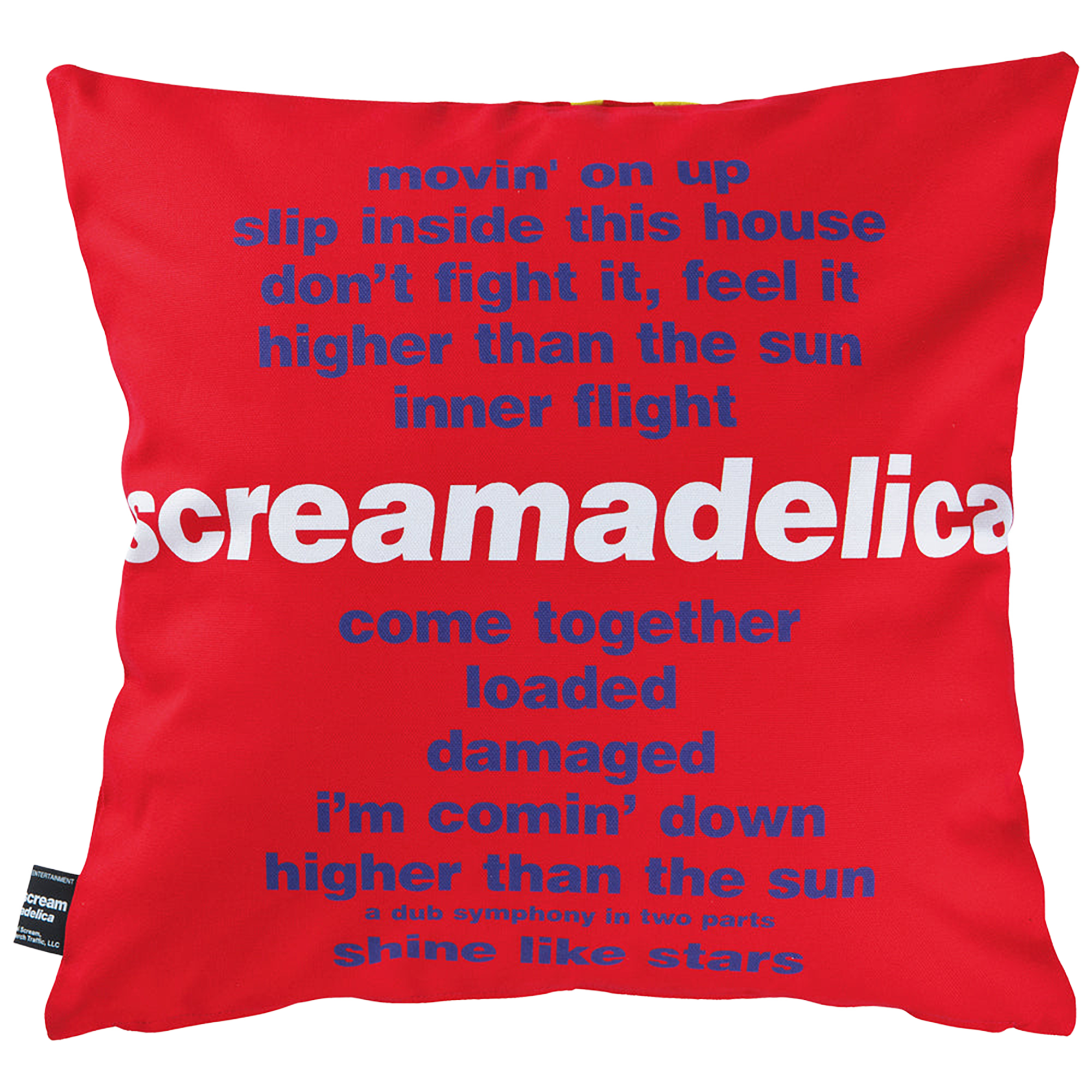 MLE Primal Scream "screamadelica" SQUARE CUSHION "screamadelica"