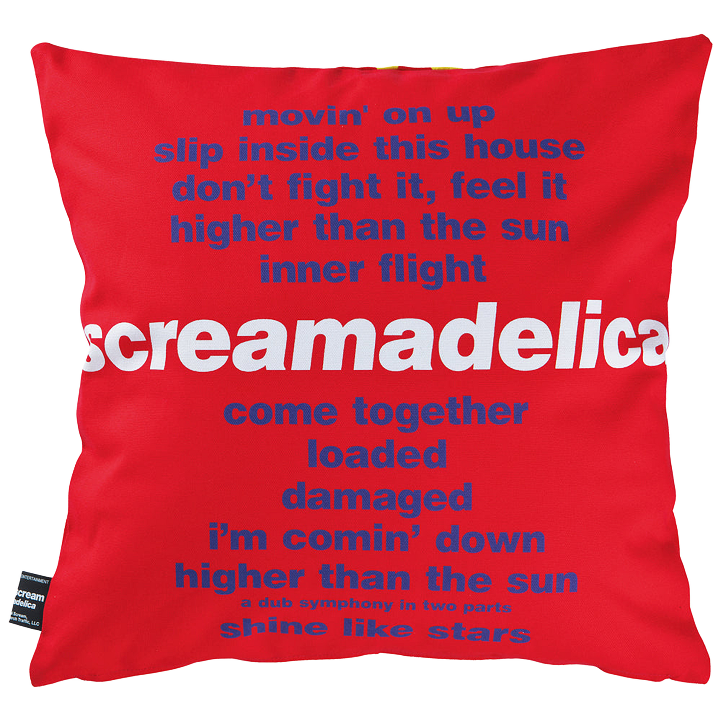 MLE Primal Scream "screamadelica" SQUARE CUSHION "screamadelica"