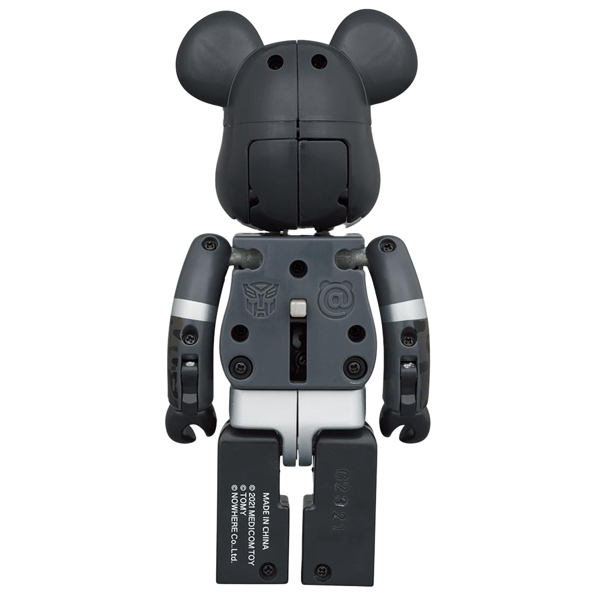 BE@RBRICK × TRANSFORMERS OPTIMUS PRIME BAPE (R) BLACK