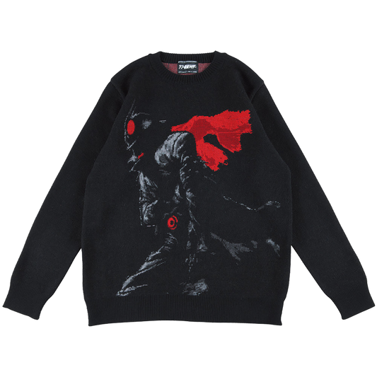 MLE "シン・仮面ライダー" KNIT GANG COUNCIL CREWNECK SWEATER《2023年6月発売・発送予定 受注期間は4月10日まで》