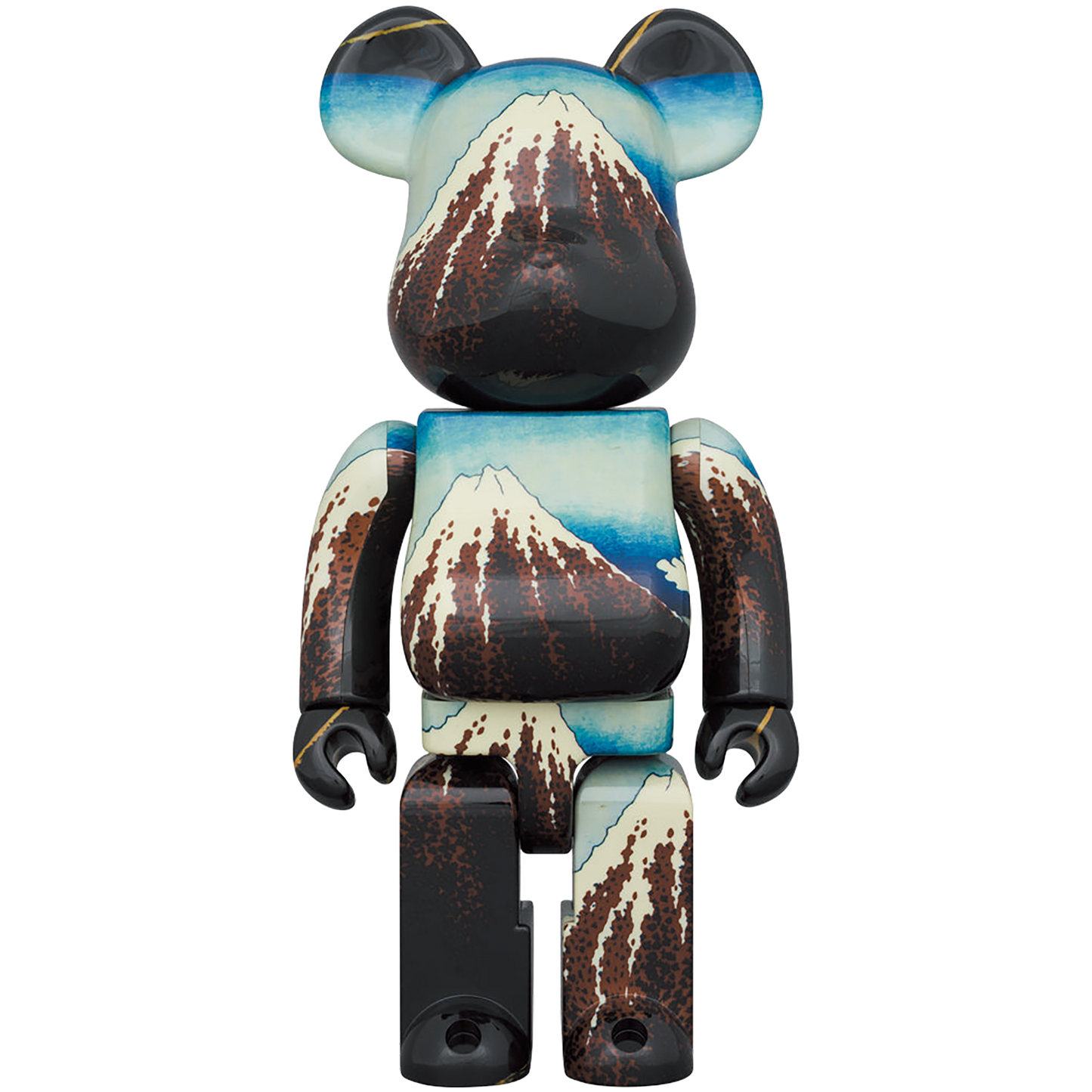 BE@RBRICK 葛饰北斋《富士山三十六景山下白雨》1000%