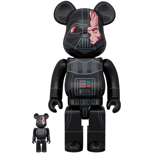 BE@RBRICK DARTH VADER(TM) DAMAGE Ver. (欧比旺·克诺比版) 100% & 400%