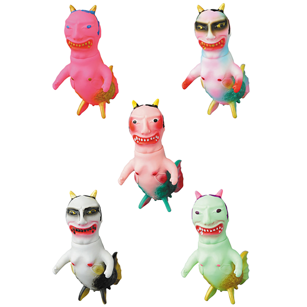 BloodGutsToys ナマナリ人魚薄緑成型　紫　メタ ピンク＋オマケ付き VAG（VINYL ARTIST GACHA）SERIES 10 ナマナリ人魚 | MEDICOM TOY