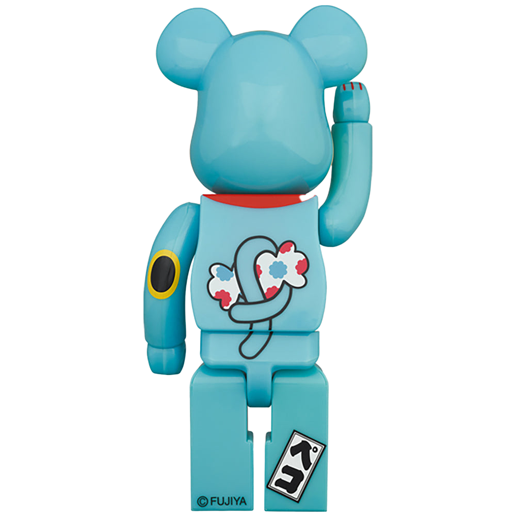 BE@RBRICK 招き猫 ペコちゃん 青蓄光 100％ ＆ 400％