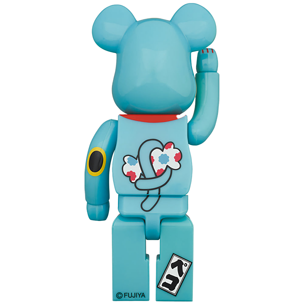 BE@RBRICK 招き猫 ペコちゃん 青蓄光 100％ ＆ 400％