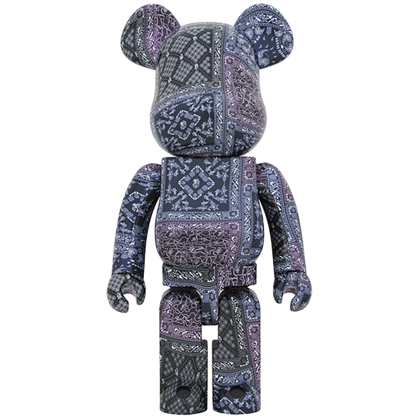 BE@RBRICK BAPE(R) BLACK BANDANA 1000％
