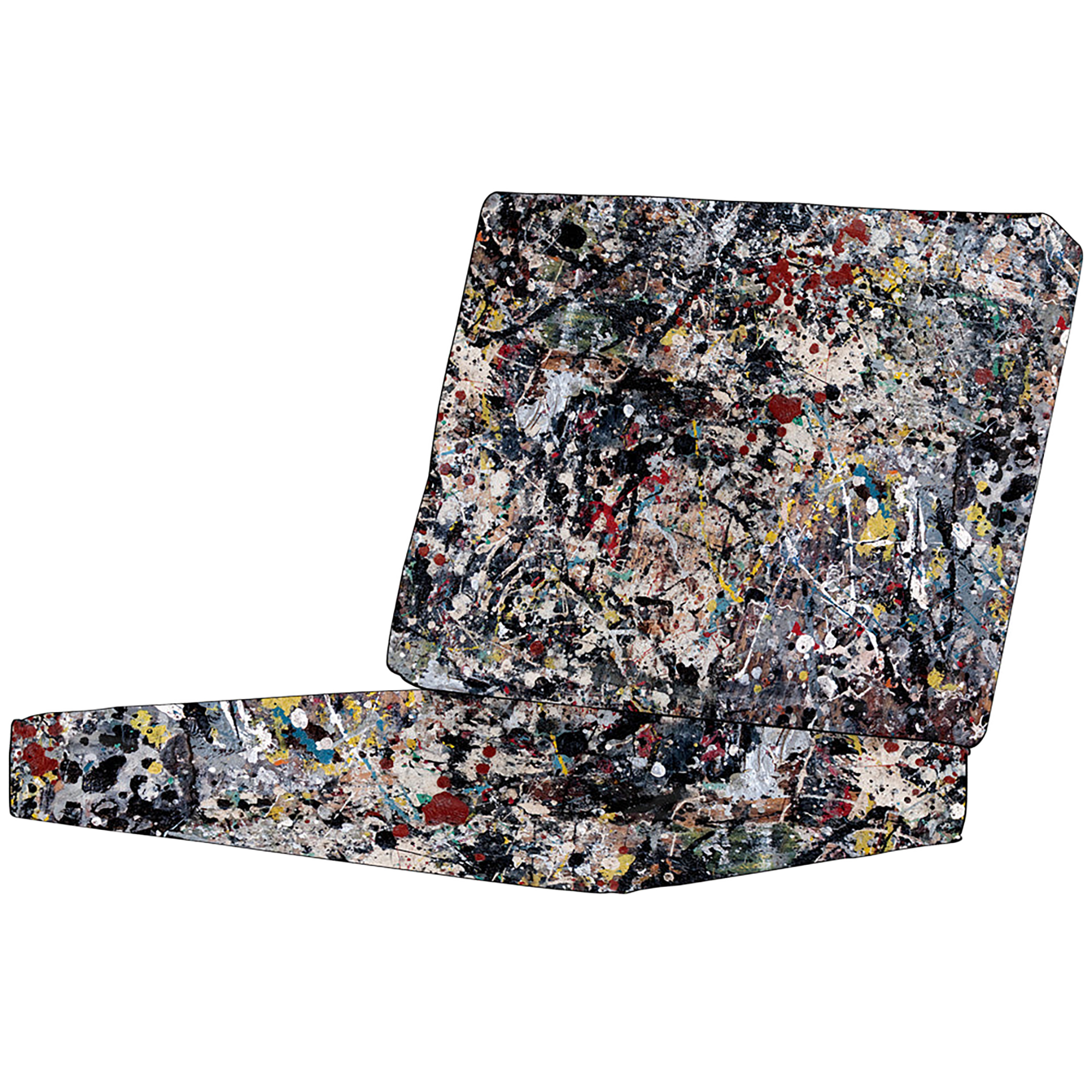 CUSHION "Jackson Pollock Studio 02" made by KARIMOKU