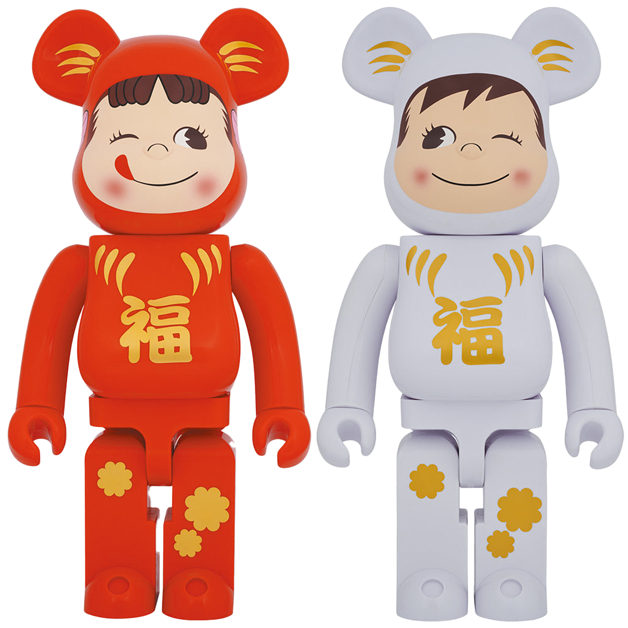 BE@RBRICK Daruma Peko-chan / Poko-chan 1000％