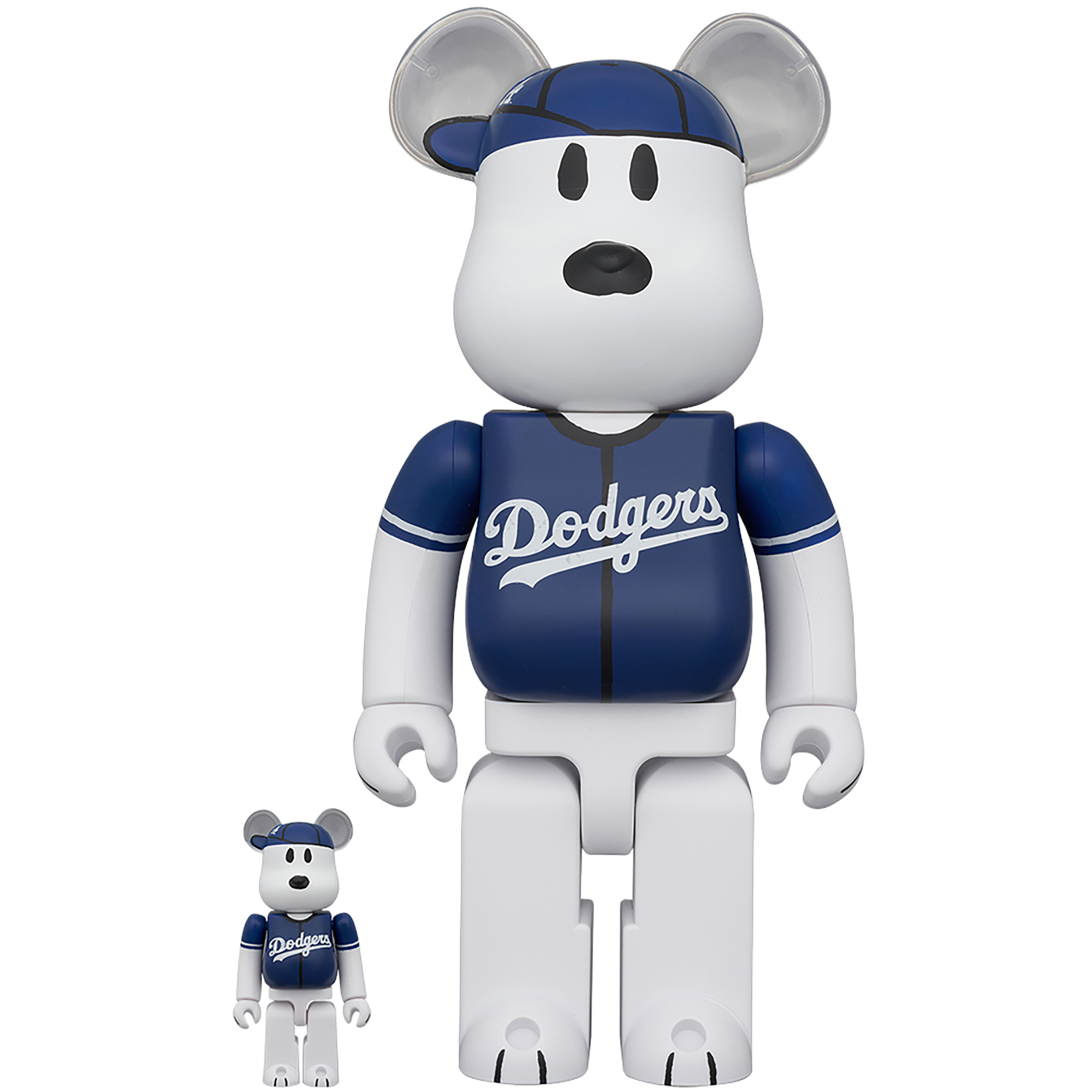 MLB × PEANUTS BE@RBRICK SNOOPY (LOS ANGELES DODGERS) 100％ & 400％