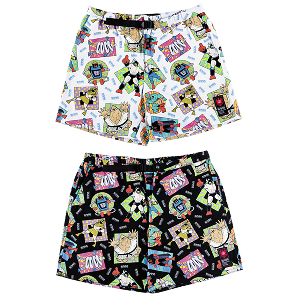 MLE KINNIKUMAN シリーズ KINNIKUMAN SHORT PANTS WHITE/BLACK_0