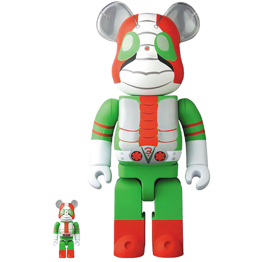 BE@RBRICK Kamen Rider V3 100% & 400% (Scheduled for release July 2020)